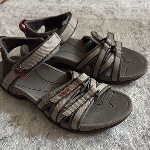 Teva Women's Gray Strappy Outdoor Sandals